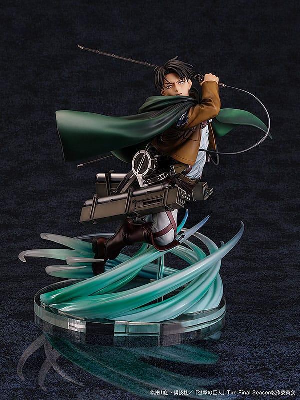 Attack on Titan PVC Statue 1/6 Humanity's Strongest Soldier Levi 23 cm