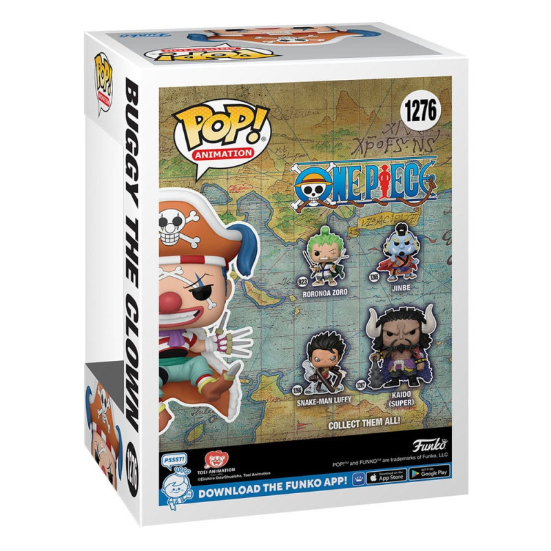 One Piece POP! Animation Vinyl Figures Buggy the Clown 9 cm 2