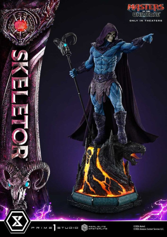 Masters of the Universe (2026 Film) Real Elite Masterline Series Statue 1/3 Skeletor 95 cm 10