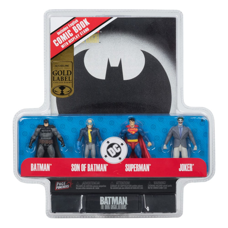 DC Direct Page Punchers Action Figure 4-Pack Batman & Son of Batman & Superman & Joker 7 cm 6