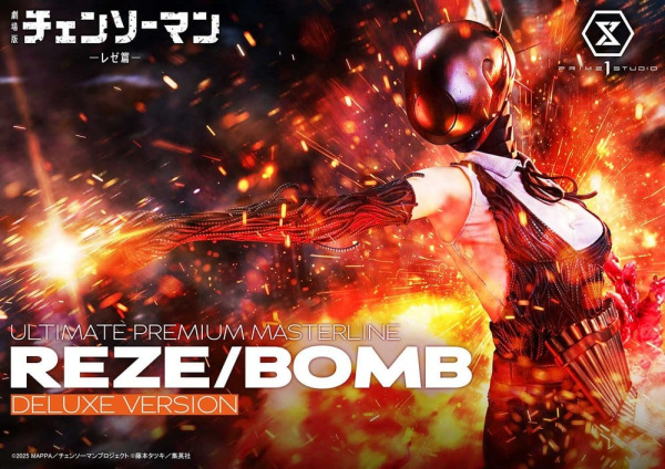 Chainsaw Man Ultimate Premium Masterline Series Statue 1/4 The Movie: Reze Arc REZE/BOMB DX Bonus Ve 1