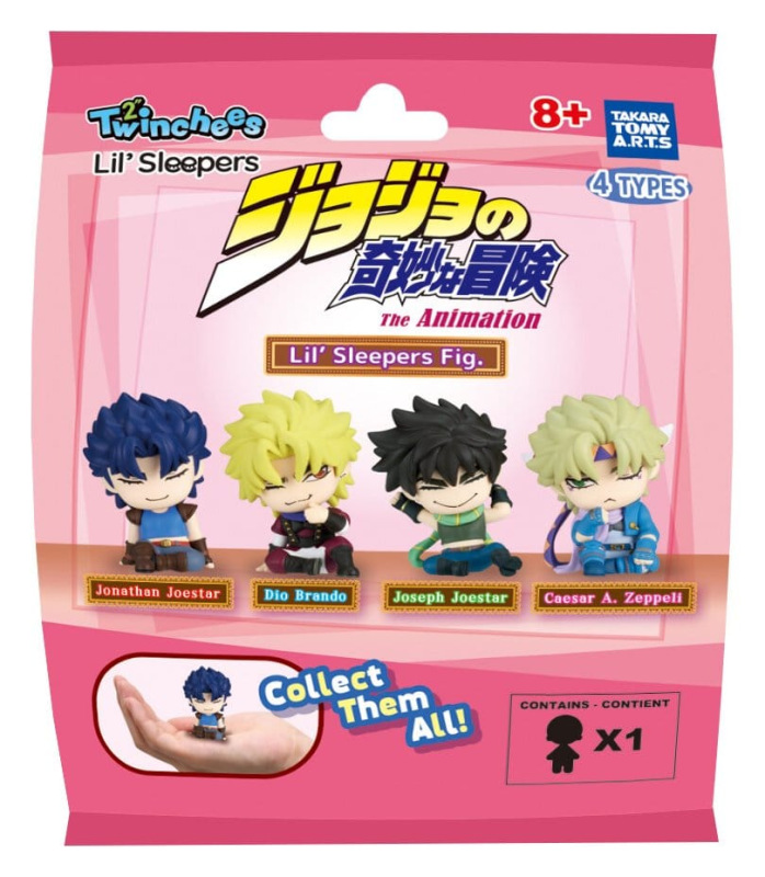 Jojo´s Bizzare Adventure Twinchees Mini Figures Lil´Sleepers 5 cm Blind Pack Display (24) 6