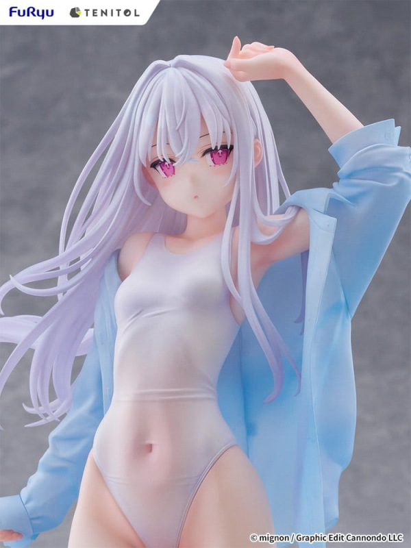 Mignon Works Tenitol Tall PVC Figure Shiro Swimsuit Ver. 30 cm 9