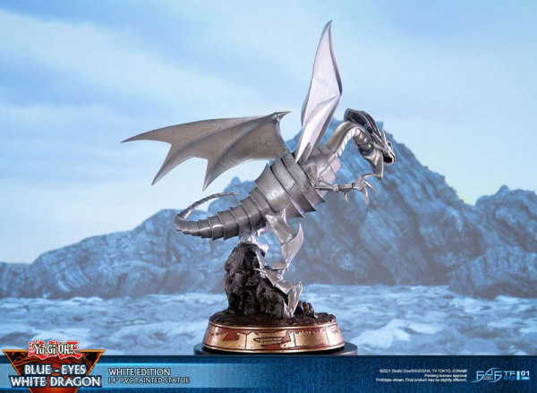 Yu-Gi-Oh! PVC Statue Blue-Eyes White Dragon White Edition 35 cm 2