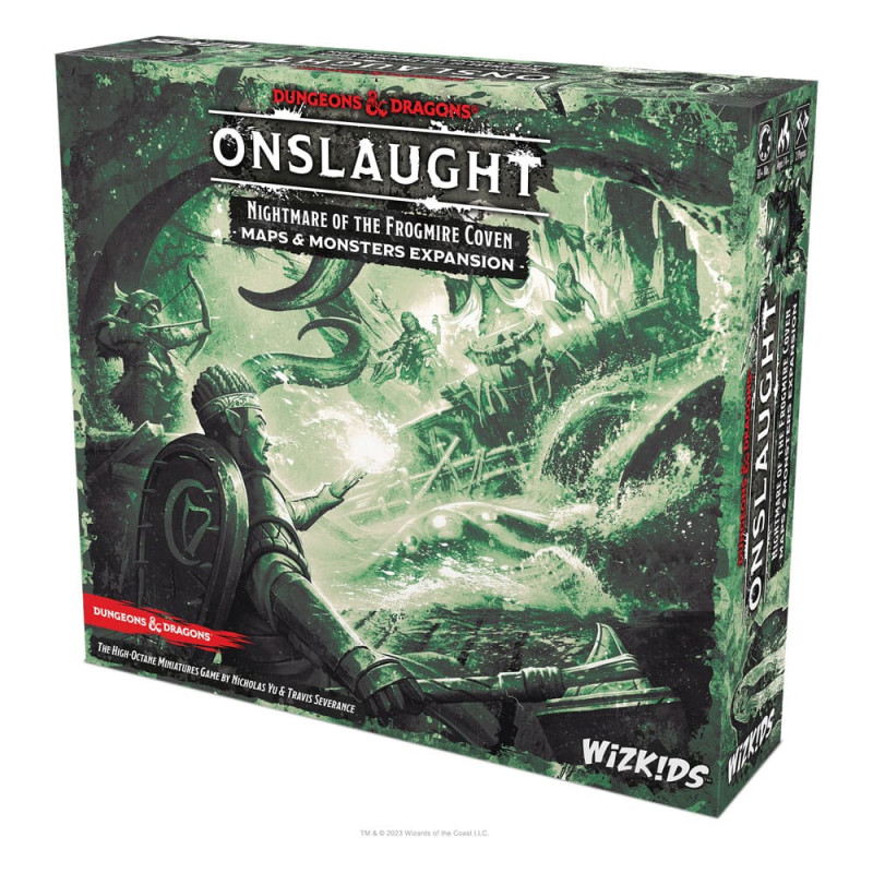 Dungeons & Dragons Game Expansion Onslaught Nightmare of the Frogmire Coven - Maps & Monsters Expans