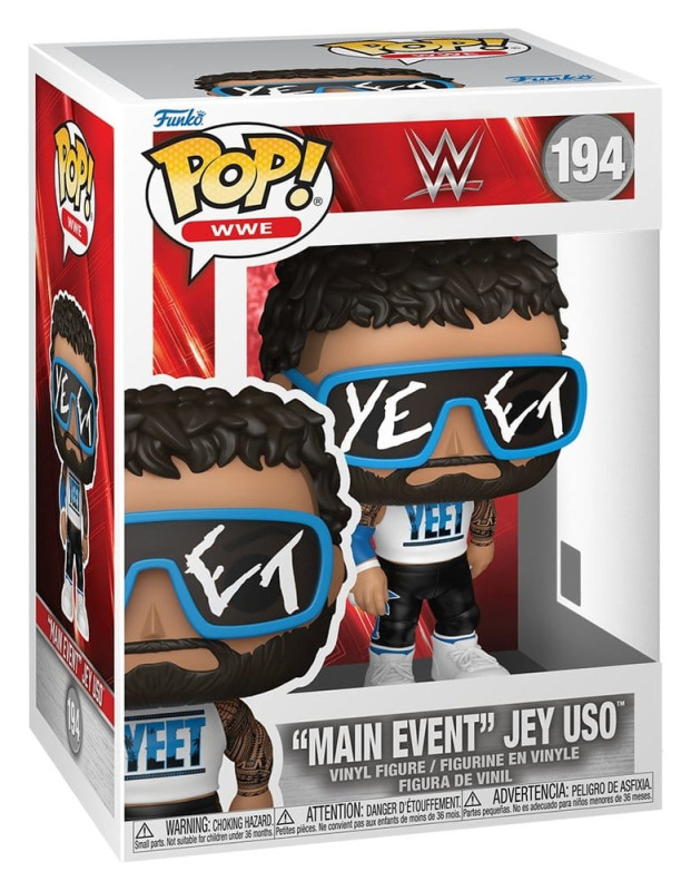 WWE POP! Vinyl Figure "Main Event" Jey Uso 9 cm 1