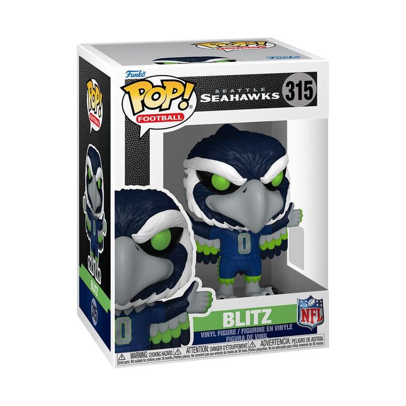 NFL: Legends POP! Sports Vinyl Figure Seahawks- Blitz 9 cm 1