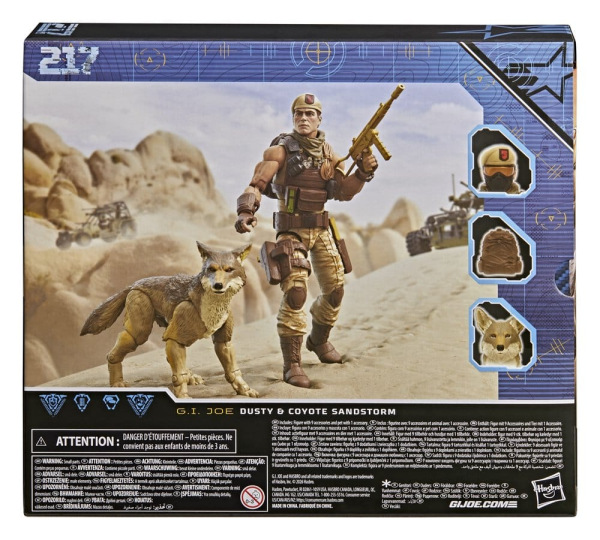 G.I. Joe Classified Series Action Figure #217 Dusty & Coyote Sandstorm 15 cm 1