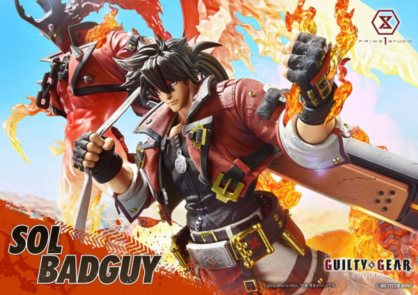 Guilty Gear Strive Ultimate Premium Masterline Series Statue 1/4 Sol Badguy Bonus Version 82 cm 1