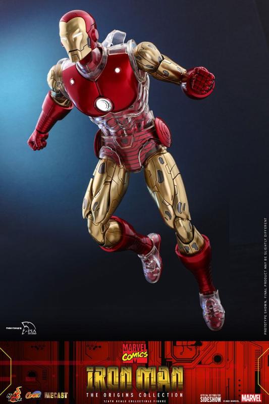 Marvel: Iron Man (The Origins Collection) 1/6 Comic Masterpiece Action Figure - Hot Toys