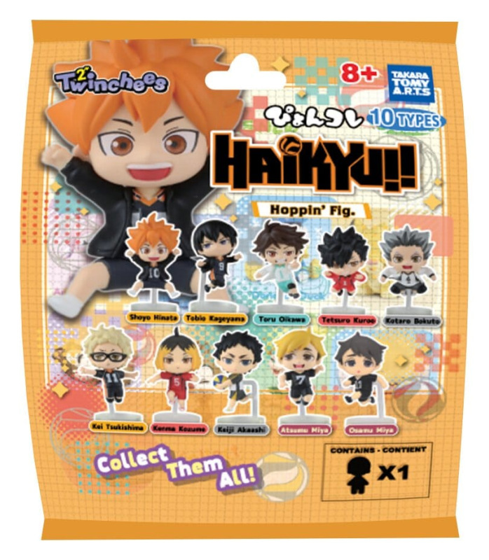 Haikyu!! Twinchees Mini Figures Hoppin' 5 cm Blind Pack Display (24) 11