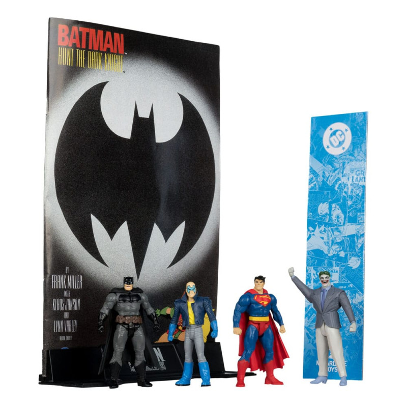 DC Direct Page Punchers Action Figure 4-Pack Batman & Son of Batman & Superman & Joker 7 cm 1