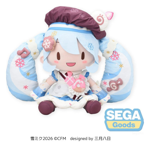 Character Vocal Series 01: Hatsune Miku Fuwa Petit Plush Figure Snow Miku 2026 Dodeka Jumbo 50 cm