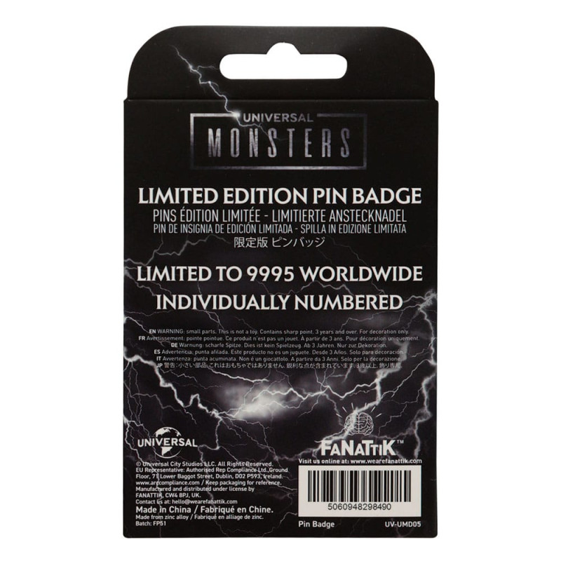 Universal Monsters Pin Badge Limited Edition 1