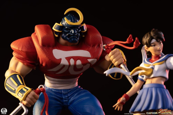 Street Fighter Street Jam Statues 1/10 Sakura & Sodom 22 cm 5