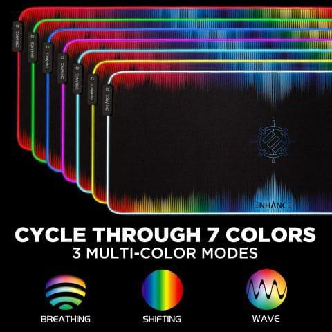 Enhance LED Mouse Mat Multicolor 1