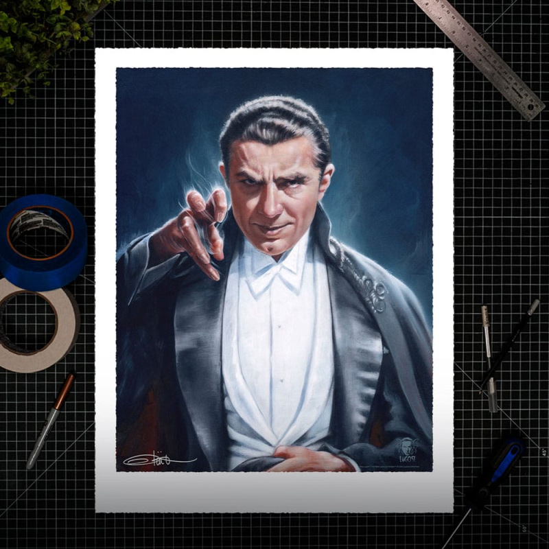 Dracula Art Print Count Dracula by Olivia De Berardinis 56 x 43 cm - unframed 1