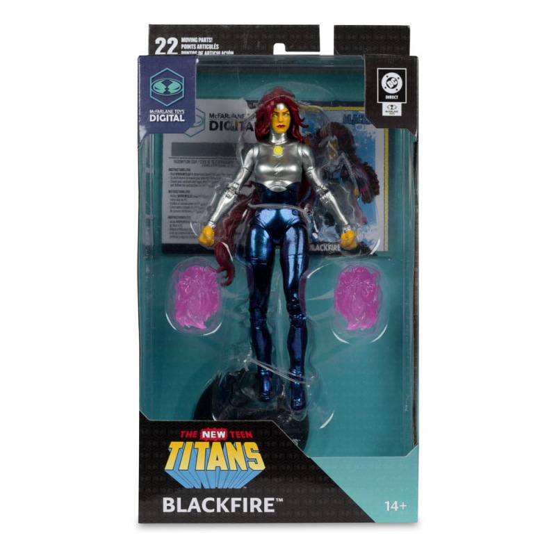 DC Direct McFarlane Toys Digital Action Figure Blackfire (The New Teen Titans) 18 cm 6