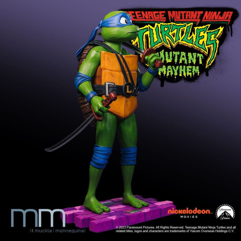 Teenage Mutant Ninja Turtles: Mutant Mayhem Life-Size Statue Leonardo 172 cm 2