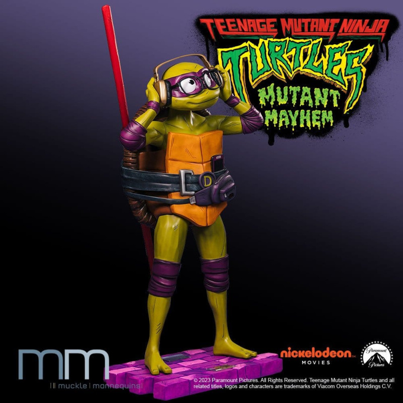Teenage Mutant Ninja Turtles: Mutant Mayhem Life-Size Statue Donatello 170 cm 2