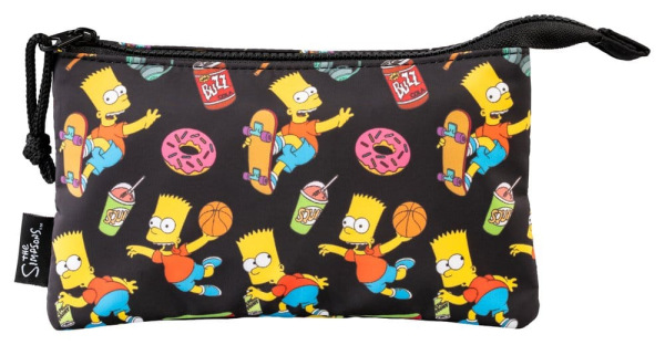 The Simpsons Triple Pencil Case Bart 1