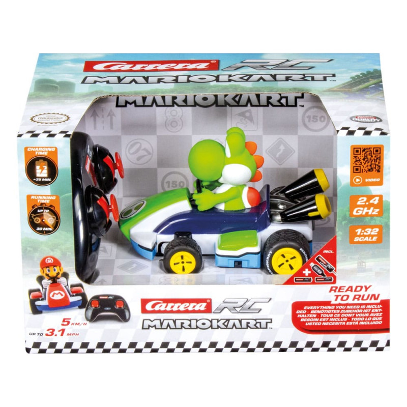 Super Mario Kart RC remote-controlled Race Kart 1/32 2.4GHz Yoshi 11
