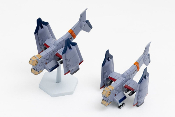 Rebuild of Evangelion SYUTO Tiny Scale Plastic Model Kit UNAF Close Air Support VTOL Aircraft YAGR-3 1