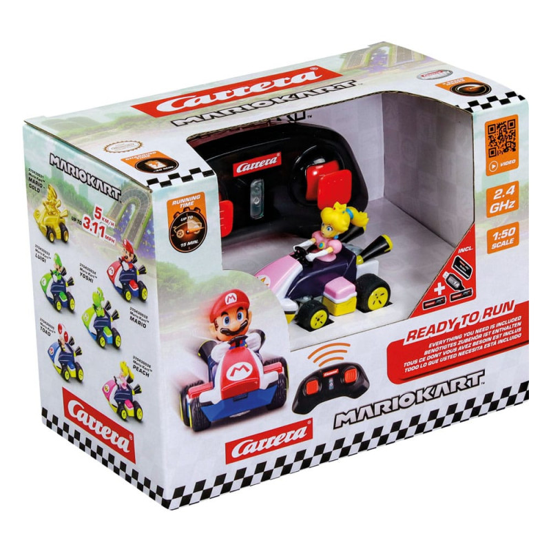 Super Mario Kart RC remote-controlled Car 1/50 2.4GHz Mini Peach 11