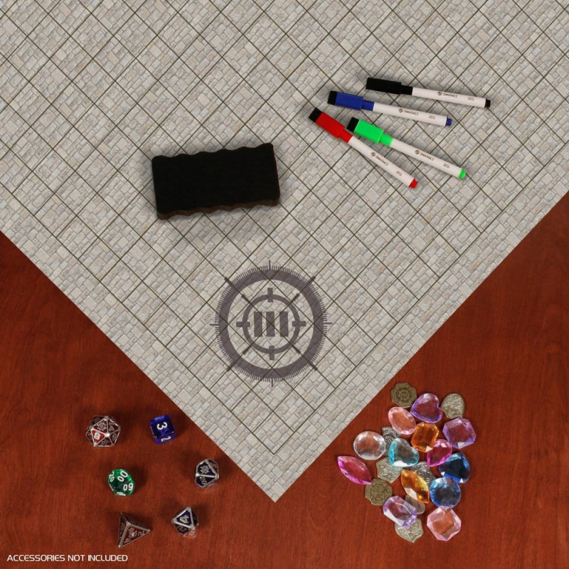 Enhance Tabletop Grid Mat Campaign Kit DnD beige 1