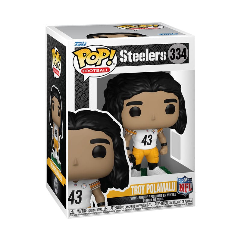 NFL: Legends POP! Sports Vinyl Figure Legends- Troy Polamalu(Steelers) 9 cm 1