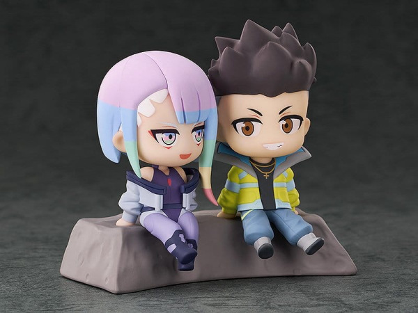 Cyberpunk: Edgerunners Qset+ PVC Figures 2-Pack David & Lucy 8 cm 4