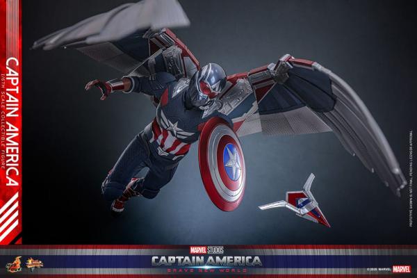 Captain America: Brave New World Movie Masterpiece Action Figure 1/6 Captain America 30 cm 12