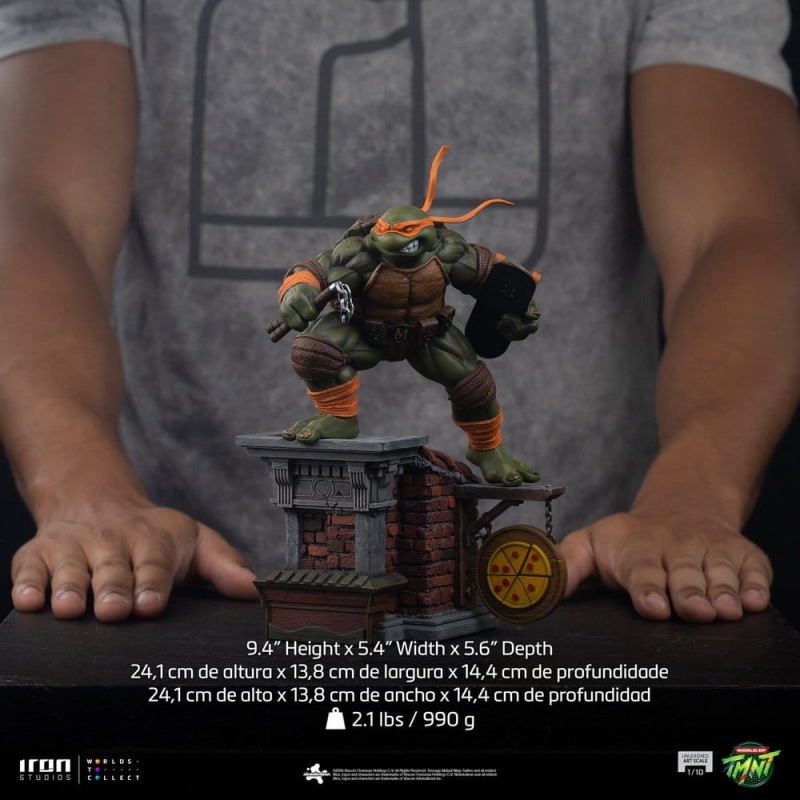 Teenage Mutant Ninja Turtles Art Scale Statue 1/10 Michelangelo Unleashed 24 cm 1