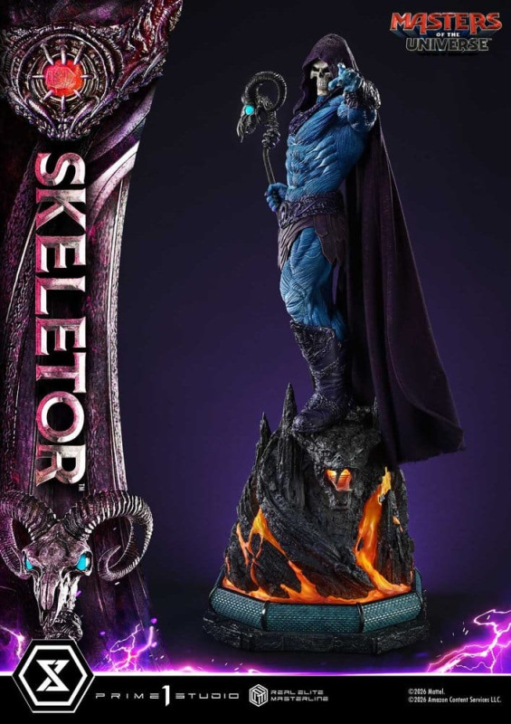 Masters of the Universe (2026 Film) Real Elite Masterline Series Statue 1/3 Skeletor 95 cm 11