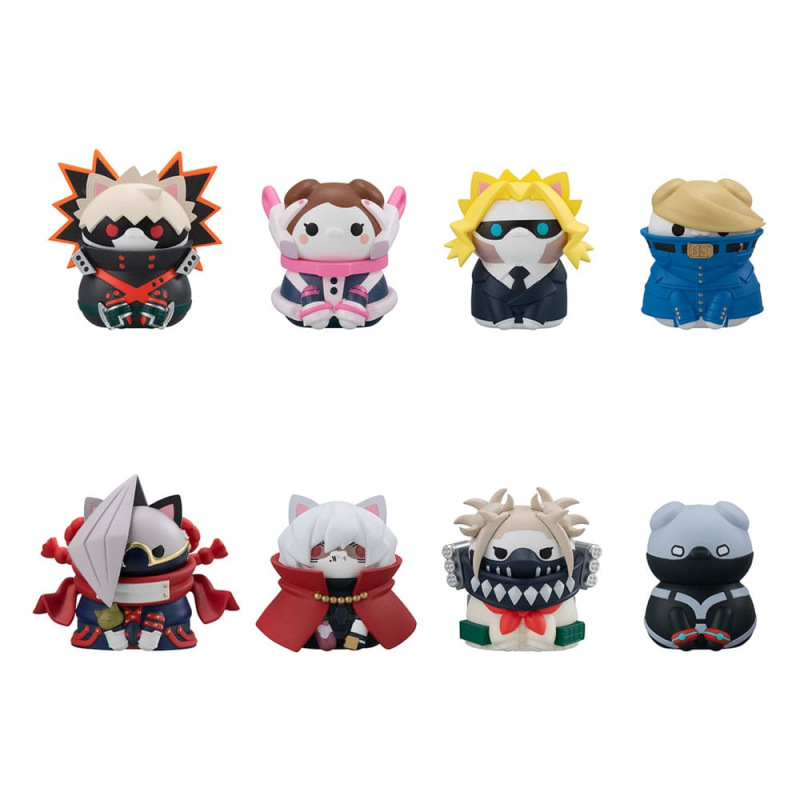My Hero Academia Mega Cat Project Mini Figures Heroaca Cats No.02 3 cm Blind Box Assortment (8) (Rep