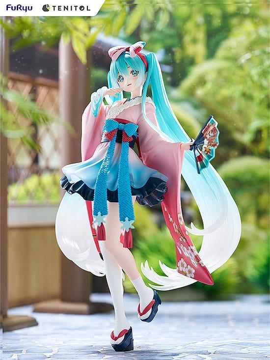 Hatsune Miku Statue Neo Tokyo Series Kimono 22 cm 2