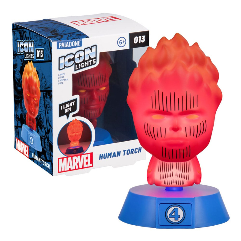 Fantastic Four Icons Light Human Torch 11 cm 2
