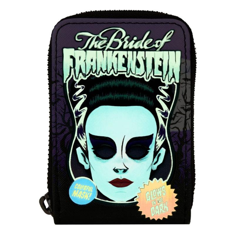 Universal Monsters by Loungefly Wallet Bride of Frankenstein Neon Mask