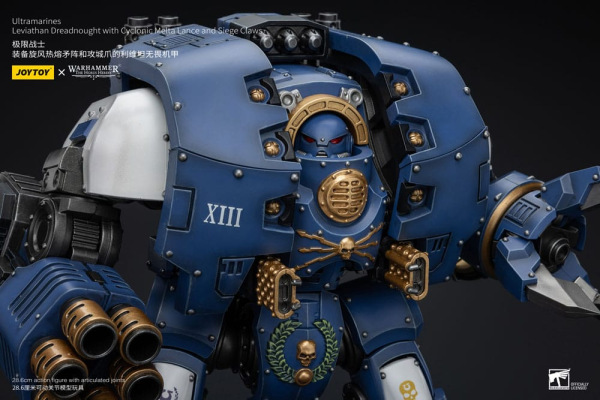 Warhammer The Horus Heresy Action Figure 1/18 Ultramarines Leviathan Dreadnought with Cyclonic Melta 1