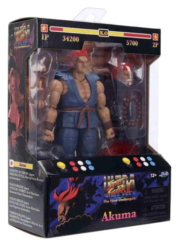 Street Fighter II Action Figure Akuma 15 cm 3