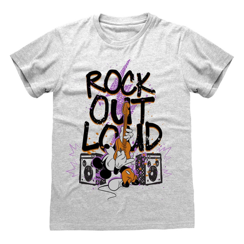 Disney T-Shirt Mickey Rock Out Size L