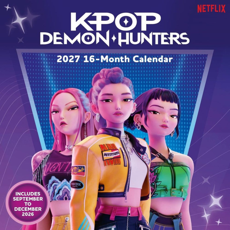 KPop Demon Hunters (2027) Square Wall Calendar 30 x 30 cm