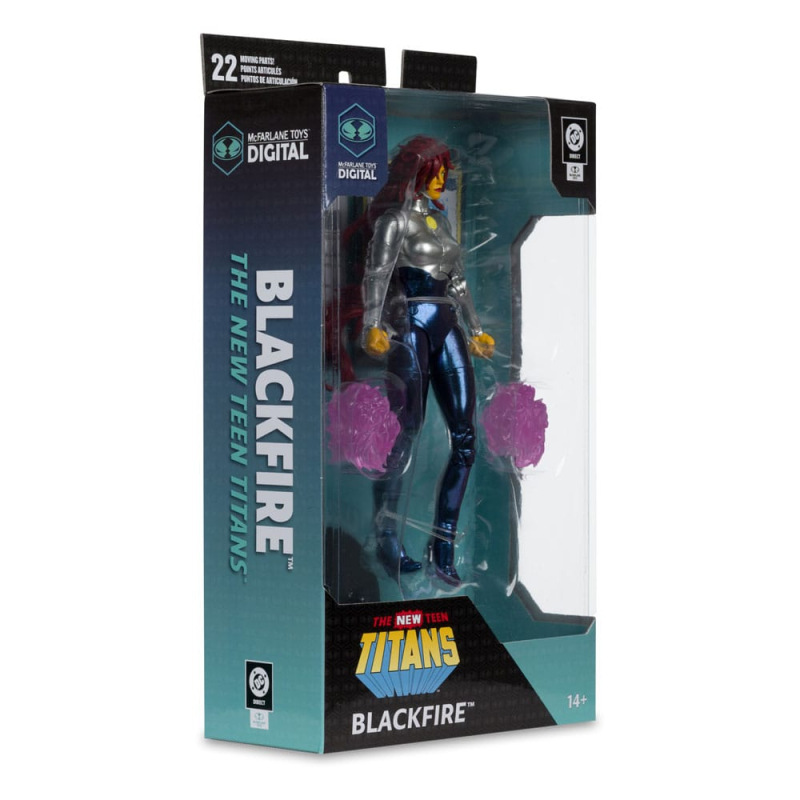 DC Direct McFarlane Toys Digital Action Figure Blackfire (The New Teen Titans) 18 cm 7