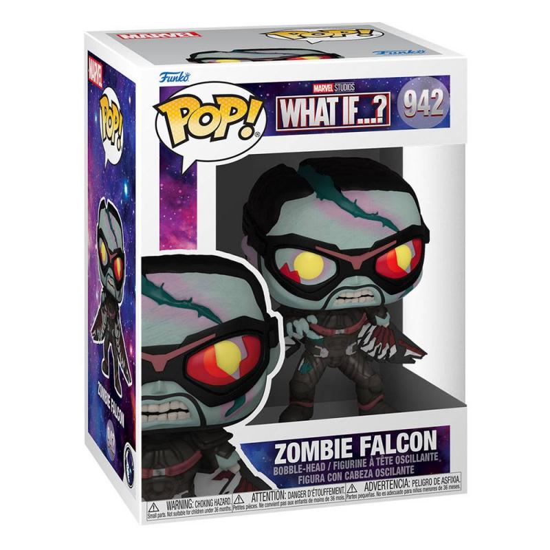 Marvel What If...?: Zombie Falcon 9 cm POP! TV Vinyl Figure - Funko