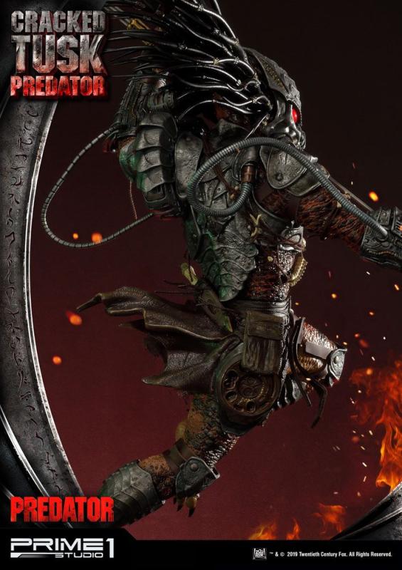 Predator Statue Cracked Tusk Predator 101 cm - Prime 1 Studio