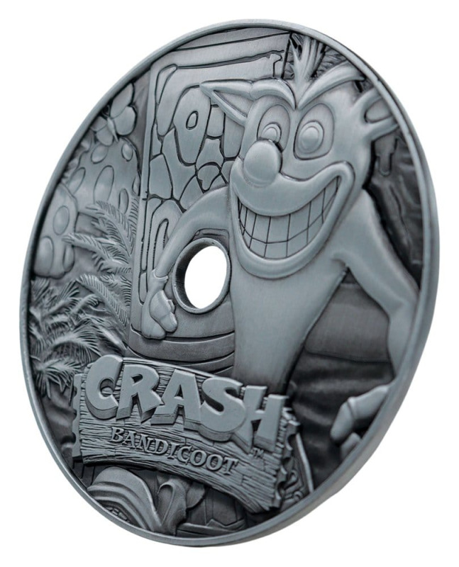 Crash Bandicoot Replica Metal CD-ROM Collectible Limited Edition 11 cm 1