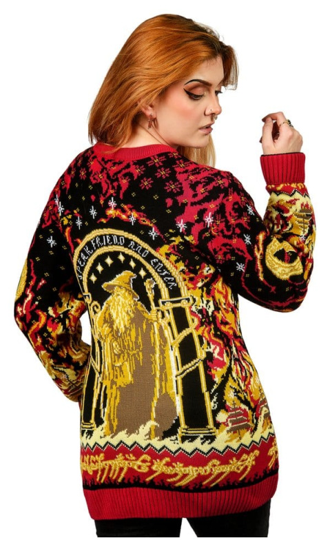Lord of the Rings Christmas Sweater Balrog Size M 4
