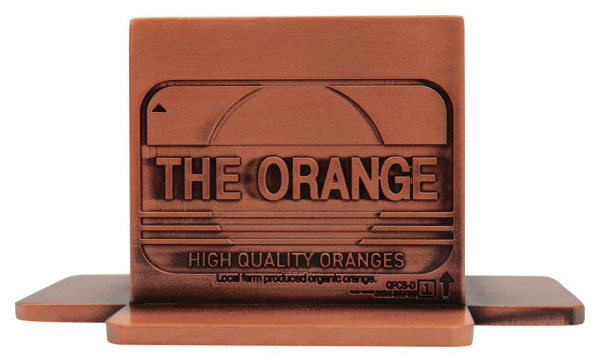 Metal Gear Solid 2 Replica Cardboard Box Antique Gold 4