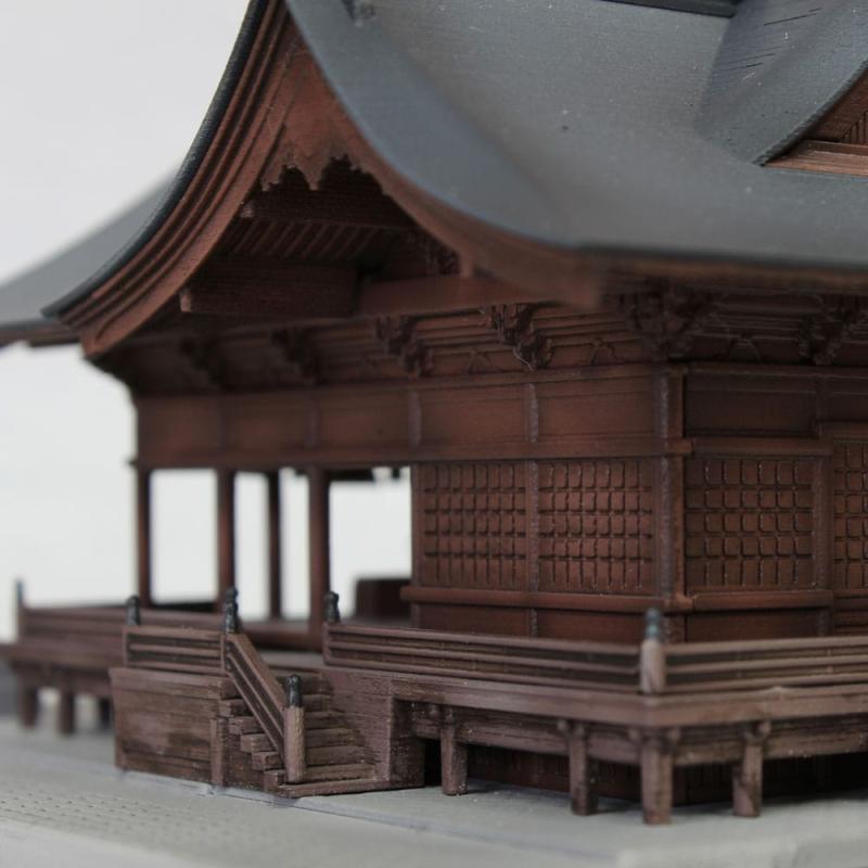 Structure 1/150 Plastic Model Kit Suwa Taisha Shimoya Akimiya (3rd-run)