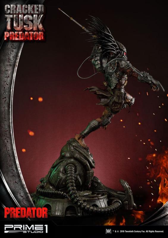 Predator Statue Cracked Tusk Predator 101 cm - Prime 1 Studio